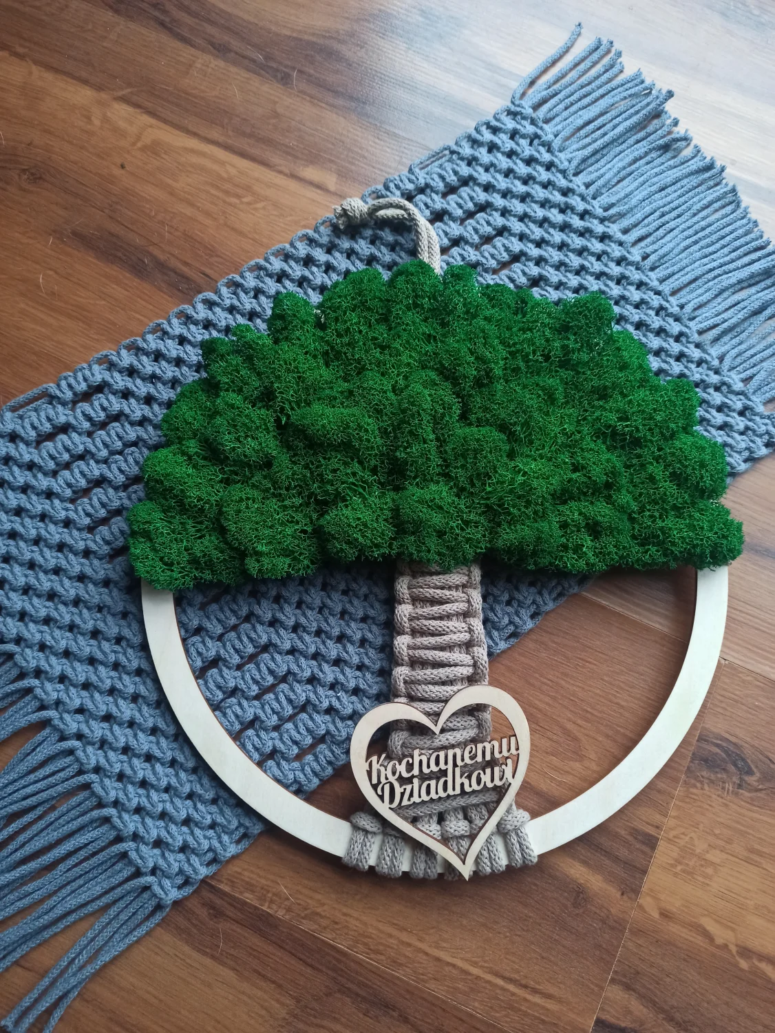 Drzewko szczęścia z mchem