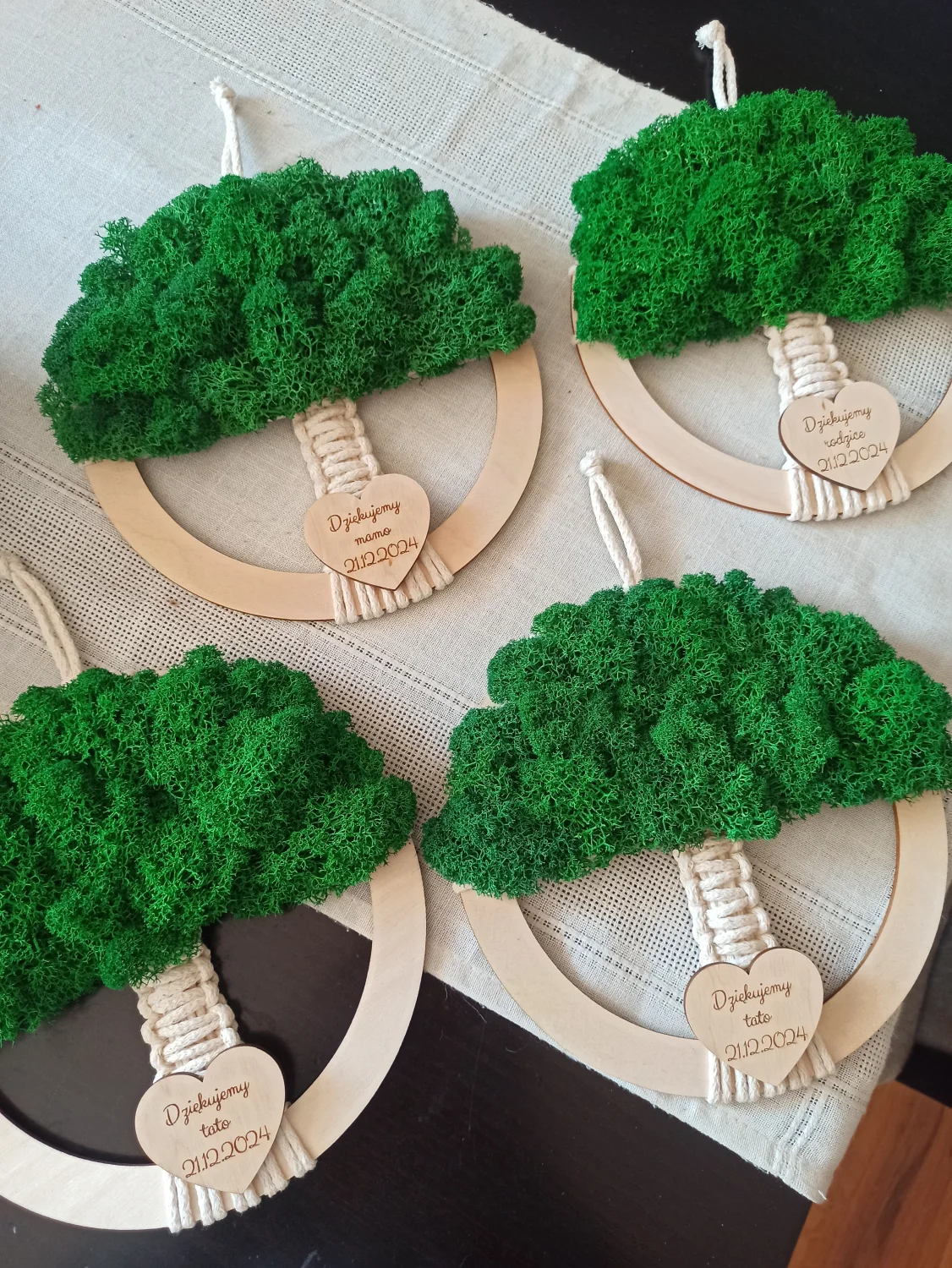 Drzewko szczęścia z mchem